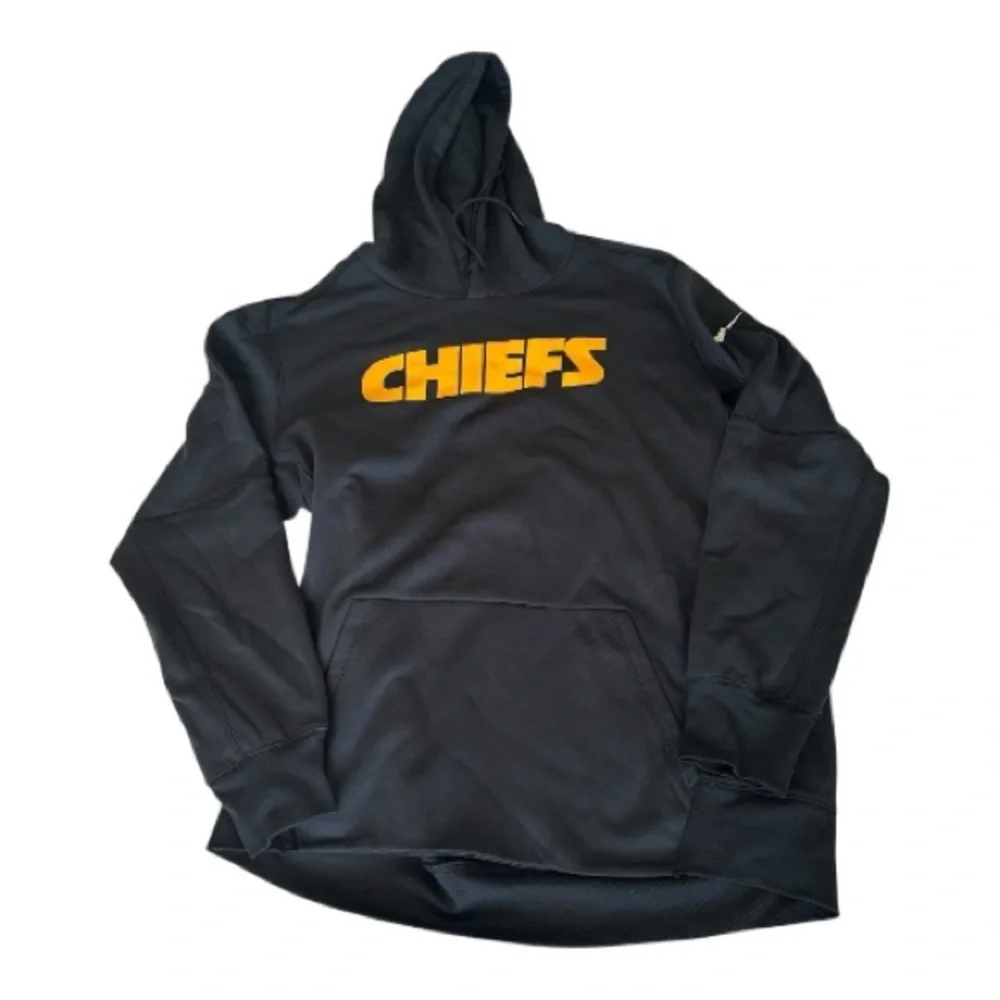 Nike Kansas City Chiefs Dri-Fit Pullover Hoodie Black XL